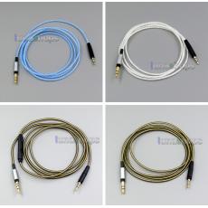 3.5mm Silver Plated Mic Headphone Earphone cable For Sennheiser HD4.30 HD4.40BT HD4.50BTNC