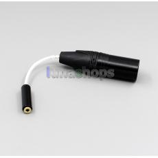 XLR Balanced 4 Pin Male To 2.5mm 4 Pole TRRS Female Audio Converter Adater Plug Cable