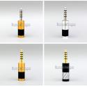Gold Rhodium Plated 4.4mm Earphone Adapter For Sony PHA-2A TA-ZH1ES NW-WM1Z NW-WM1A AMP Player
