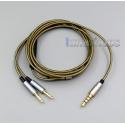 3.5mm With Mic Remote Silver Plated cable For XiaoMi Sennheiser HD497 HD447 HD437 EH350 HD202 HD212 Headphone