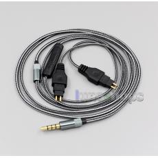 3.5mm 5N OFC Cable Volume Mic For Sennheiser HD650 HD600 HD580 HD525 HD565 HD660s HDxxx Headphone