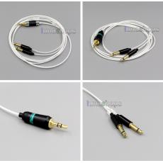 3.5mm 2.5mm 7N OCC + Silver Plated Copper Cable For Denon AH-D600 D7100 Velodyne vTrue Headphone