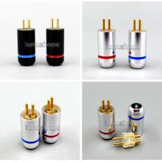 Metal Flat Step 0.78mm Earphone Silver Plated Pins For JH Audio JH16 Pro JH11 Pro 5 6 7  BA Custom