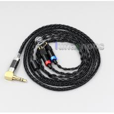 XLR Balanced 3.5mm 2.5mm 8 Cores Silver Plated Headphone Cable For Sennheiser HD580 HD600 HD650 HDxxx HD660S