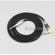 XLR Balanced 3.5mm 2.5mm 8 Cores Silver Plated Headphone Cable For Denon AH-mm400 AH-mm300 AH-mm200