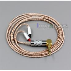 Hi-Res Silver Plated XLR 3.5mm 2.5mm 4.4mm Earphone Cable For Audio-Technica ATH-IM50 IM70 IM01 IM02 03