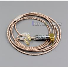 Hi-Res Silver Plated XLR 3.5mm 2.5mm 4.4mm Earphone Cable For  L Pin BA Custom Westone W4r UM3X UM3RC JH13 JH16