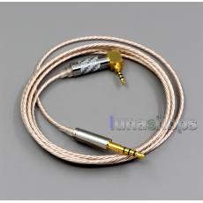 Hi-Res Silver Plated XLR 3.5mm 2.5mm 4.4mm Earphone Cable For Denon AH-mm400 AH-mm300 AH-mm200