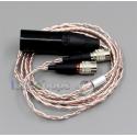 Pure Silver Plated 7N OCC XLR 3.5mm 2.5mm 4.4mm Headphone (8*100cores) Cable For Mr Speakers Ether Alpha Dog Prime