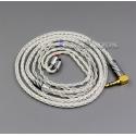 99.99% Pure Silver XLR 3.5mm 2.5mm 4.4mm Earphone Cable For Audio-Technica ATH-IM50 IM70 IM01 IM02 IM03