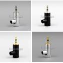 L Shape Flat Steps Balanced 2.5mm 4 poles TRRS Plug adapter For Astell & Kern AK380 AK240 AK100i KANN AK70