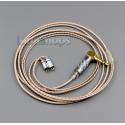 Hi-Res Silver Plated XLR 3.5mm 2.5mm 4.4mm Earphone Cable For Flat Step JH Audio JH16 Pro JH11 Pro 5 6 7 BA Custom