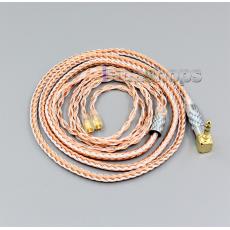 2.5mm 3.5mm 4.4mm 4pole TRRS Balanced 16 Core OCC Silver Mixed Headphone Cable For Westone W60 W50 W40 UM50 UM30 UM10