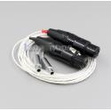 3pin XLR Female PCOCC + Silver Plated Cable for Sennheiser HD800 Headphone Headset