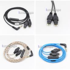 With Mic Remote Volume Earphone Headphone Cable For Sennheiser HD660s HDxxx HD650 HD600 HD580 
