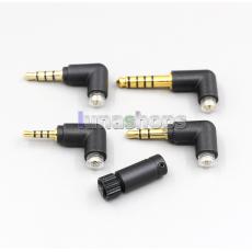 5 In 1 2.5mm TRRS Adapter L Shape plug Set For D AWESOME PLUG 3.5mm 4.4mm Lightning cable