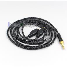 3.5mm 2.5mm 4.4mm 8 Core Balanced Pure Silver Plated Earphone Cable For Sennheiser HD580 HD600 HD650 HD430 HD660s