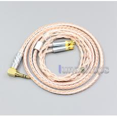 3.5mm 2.5mm 4.4mm Balanced 16 Core OCC Silver Earphone Cable For HiFiMan HE400 HE5 HE6 HE300 HE4 HE500 HE6