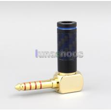 Carbon L Angle 4.4mm Balanced TRRS Carbon Plug adapter For Astell & Kern AK380 AK240 AK100i II AK70