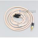 2.5mm 3.5mm XLR 4.4mm TRRS Balanced 16 Core OCC Silver Mixed Headphone Cable For Shure SRH1540 SRH1840 SRH1440 