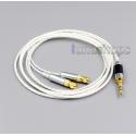 Hi-Res 7N OCC Silver Plated Headphone Earphone Cable For HiFiMan HE400 HE5 HE6 HE300 HE4 HE500 HE600 