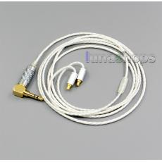 XLR Balanced 3.5mm 2.5mm Hi Res Silver Plated Headphone Cable For Sennheiser IE100 IE400 IE500 Pro