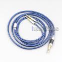 Blue 99% Pure Silver XLR 3.5mm 2.5mm 4.4mm Earphone Cable For Oppo PM-1 PM-2 Planar Magnetic