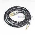 2.5mm 3.5mm XLR Balanced 8 Core OCC Silver Mixed Headphone Cable For Oppo PM-1 PM-2 Planar Magnetic