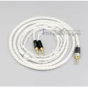 New Pin 99% Pure Silver 8 Core 2.5mm 4.4mm 3.5mm XLR Headphone Earphone Cable For Oppo PM-1 PM-2 Planar Magnetic