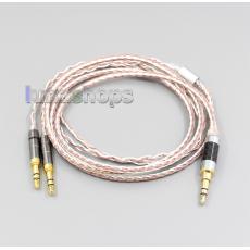 800 Wires Soft Silver + OCC Alloy Earphone Headphone Cable For Beyerdynamic T1 T5P 