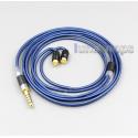 Blue 99% Pure Silver XLR 3.5mm 2.5mm 4.4mm Earphone Cable For Sony IER-M7 IER-M9 IER-Z1R