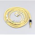 3.5mm 2.5mm 8 Cores 99.99% Pure Silver + Gold Plated Earphone Cable For Shure se535 se846 Se425 Se315 Se215 MMCX