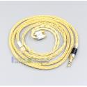 3.5mm 2.5mm 4.4mm 8 Cores 99.99% Pure Silver + Gold Plated Earphone Cable For Sony IER-M7 IER-M9 IER-Z1R
