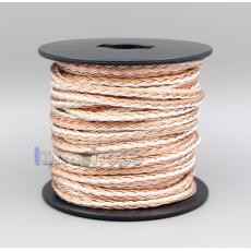 1m Clear 16 Cores PVC Extreme Soft Silver + OCC Mixed Signal Earphone Headphone Cable Wire 0.05mm*12 0.05mm*20