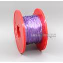 10m Extreme Soft Purple Signal PU Earphone Headphone DIY Bulk Cable 19*0.08 Dia:1.2mm 
