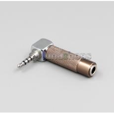 L TRRS 2.5mm Balanced Male To 3pin 3.5mm Female Adapter For IRIVER AK240 AK240ss ak380 DP-X1 Cayin N5 etc