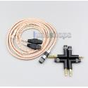 4 in 1 Plug 16 Cores OCC + Pure Silver Plated Cable for Sennheiser HD580 HD600 HD650 HDXXX HD660s