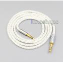 99.99% Pure Silver XLR 3.5mm 2.5mm 4.4mm Earphone Cable For Denon AH-mm400 AH-mm300 AH-mm200