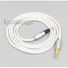 8 Core Silver Plated OCC Earphone Cable For Sennheiser Momentum 1.0 2.0 On-Ear Headphones