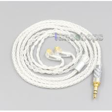 2.5mm 4.4mm 8 Core Silver Plated OCC Earphone Cable For Sony XBA-H2 XBA-H3 XBA-Z5 xba-A3 xba-A2