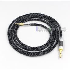 8 Core Silver Plated Black Earphone Cable For Denon AH-D340 D320 NC800 NC732 NCW500 AKG Y40 Y50 K545 N60c K845 K840