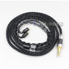8 Core Silver Plated Black Earphone Cable For Audio Technica CKR100 CKR90 CKS1100 ATH-CKR100IS ATH-CKS1100IS