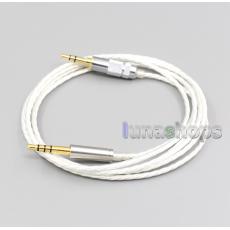 Hi-Res Silver Plated 7N OCC Earphone Cable For Denon AH-mm400 AH-mm300 AH-mm200 Beats solo2 solo3 SHP9500