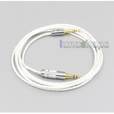 Hi-Res Silver Plated 7N OCC Earphone Cable For Creative live2 Aurvana Sennheiser PXC480 PXC550 mm450 mm550