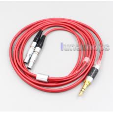 4.4mm XLR 6.5mm 99% Pure PCOCC Earphone Cable For Ultrasone Veritas Jubilee 25E 15 Edition ED 8EX ED15 Headphone
