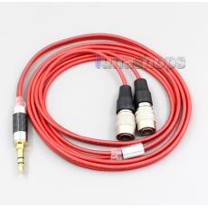 4.4mm XLR 2.5mm 3.5mm 99% Pure PCOCC Earphone Cable For Mr Speakers Alpha Dog Ether C Flow Mad Dog AEON