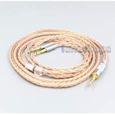 2.5mm 4.4mm 3.5mm XLR 16 Core 99% 7N  OCC Earphone Cable For Hifiman HE560 HE-350 HE1000 V2 Headphone 2.5mm pin