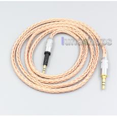 2.5mm 4.4mm XLR 3.5mm 16 Core 99% 7N  OCC Earphone Cable For Sennheiser HD6 HD7 HD8 MIX DJ HD595
