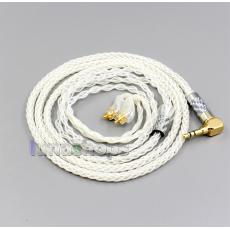 4.4mm XLR 2.5mm 3.5mm 99% Pure Silver 8 Core Earphone Cable For Sony XBA-H2 XBA-H3 XBA-Z5 xba-A3 xba-A2