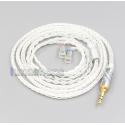 4.4mm 2.5mm 8 Core Silver Plated OCC Earphone Cable For Sennheiser IE8 IE8i IE80 IE80s Metal Pin